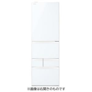 東芝 GR-T41GXKL-EW 5ドア冷蔵庫(411L・左開き) グランホワイト