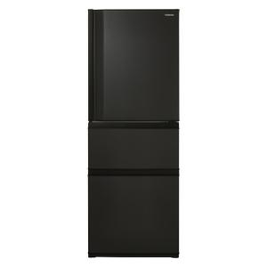 東芝 GR-V33SC(KZ) 3ドア冷蔵庫 (326L・右開き) マットチャコール