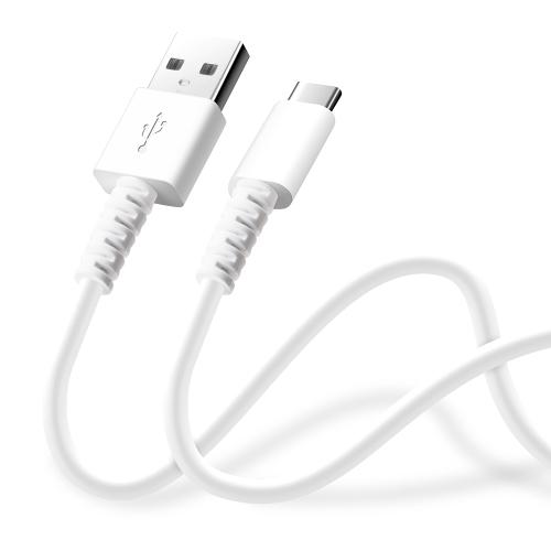 PGA PG-YWCA05WH 充電／通信 やわらかケーブル USB-AtoUSB-C Premiu...