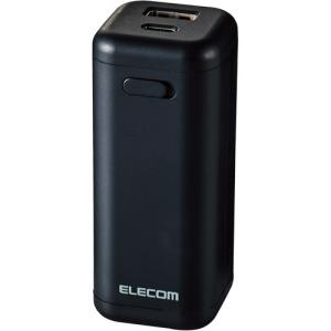 エレコム DE-KD02BK モバイルバッテリー 乾電池式 単3電池4本付属 ブラック｜yamada-denki