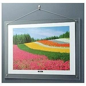 ナカバヤシ アクリル製ピクチャーフレーム「壁掛けタイプ」(A2判プリント用／クリアー) フ-ACH-...