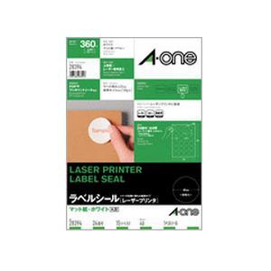 エーワン 28394 ラベルシール レーザープリンタ ( A4 ／ 24面 ／ 丸型 ／ 15シート...