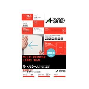 エーワン 28416 ラベルシール プリンタ兼用 ( A4判 ／ 1面 ／ ノーカット ／ 100シ...