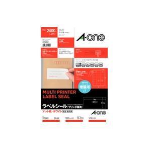 エーワン 31540 ラベルシール プリンタ兼用 ( A4 ／ 24面 ／ 上下余白付 ／ 100シ...
