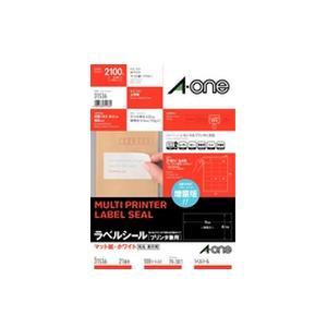 エーワン 31536 ラベルシール プリンタ兼用 ( A4 ／ 21面 ／ 上下余白付 ／ 100シ...