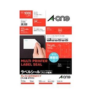 エーワン 31536 ラベルシール プリンタ兼用 ( A4 ／ 21面 上下余白付