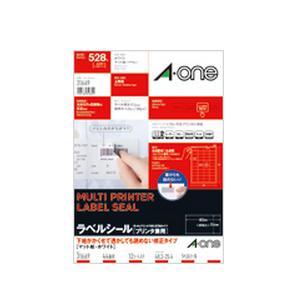 エーワン 31669 ラベルシール プリンタ兼用 ( A4サイズ ／ 44面 ／ 12シート ) ホ...