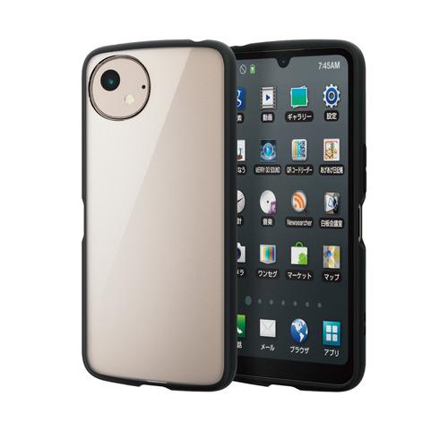 エレコム PM-S241TSLFCBK AQUOS wish4 SH-52E ケース ハイブリッド ...