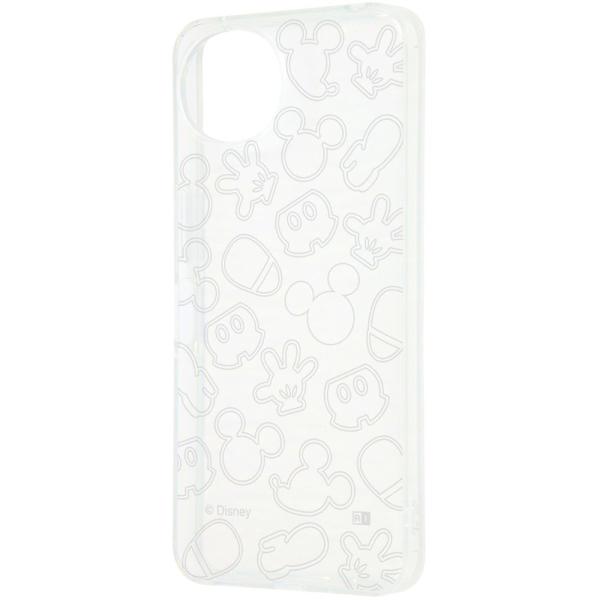 レイ・アウト AQUOS wish4 ディズニー／Like STD TPUソフトケースキラキラ／ミッ...