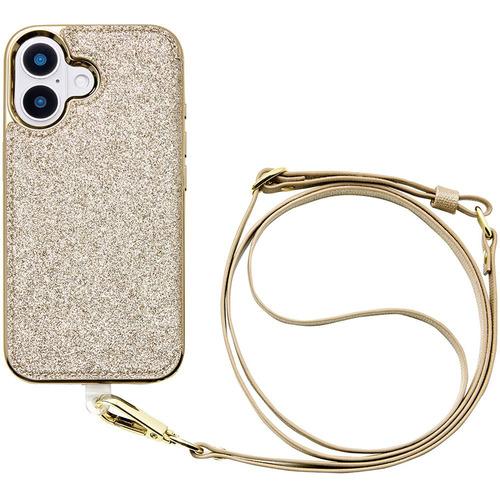 ユニケース Cross Body Case Duo for iPhone 16 (prism gol...