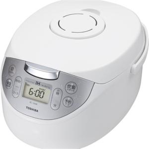 東芝 RC-10HK(W) IH炊飯器 かまど銅コート釜 5.5合炊き ホワイト 5.5合