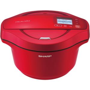 シャープ KN-HW24F-R 水なし自動調理鍋 HEALSIO（ヘルシオ） ホットクック 2.4L レッド系