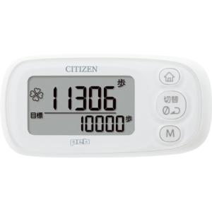 シチズン TWT512-WH デジタル歩数計 「peb（ペブ）シリーズ」 3D加速度センサー ピュア...