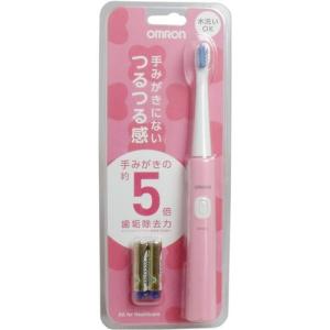 オムロン HT-B210-PK 音波式電動歯ブラシ ピンク