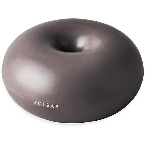 エレコム HCF-BBDMGY バランスボール エクリアスポーツ ドーナツ型 Mサイズ 直径45cm...