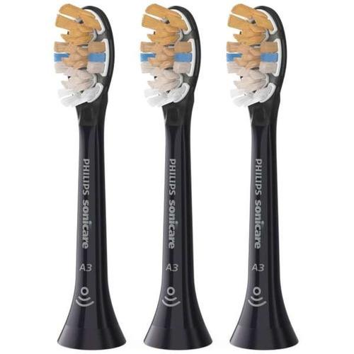 フィリップス HX9093／96 プレミアムオールインワンブラシヘッド 3本 ブラック sonica...