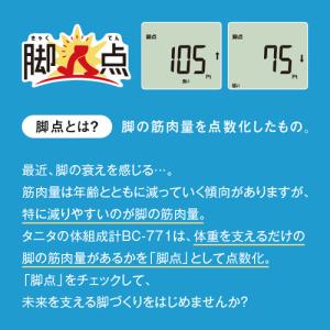 タニタ BC771 体組成計 ダークグレーの詳細画像4