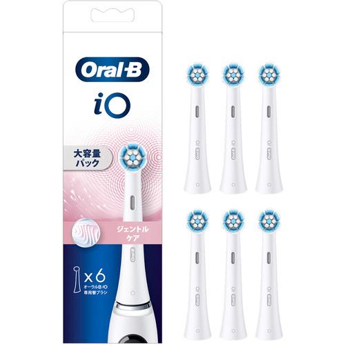 ブラウン IORBSW-6EL ジェントルケア 替ブラシ6本 Oral-B 0.056kg ホワイト...