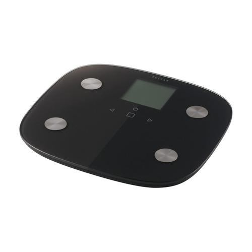 エレコム HCS-FS010BK 体重計 体組成計 8項目測定 乗るだけ自動認識 ECLEAR ブラ...