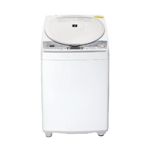 【無料長期保証】シャープ ES-TX8D-W 縦型洗濯乾燥機 ホワイト系(洗濯8kg、乾燥4.5kg)【沖縄・離島はお届けできません】