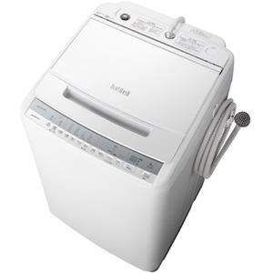 【無料長期保証】日立 BW-V80F W 全自動洗濯機 ビートウォッシュ (洗濯・8kg) ホワイト