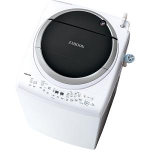 東芝 AW-8VM1-W 縦型洗濯乾燥機 ZABOON (洗濯8kg 乾燥4.5kg) グランホワイト