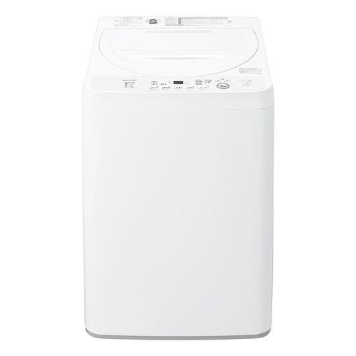 シャープ 全自動洗濯機 洗濯5.5kg 高濃度洗浄 ガンコつけおきコース ES-GE5K-W ホワイ...