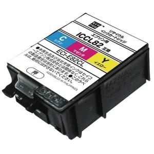 エコリカ ECI-E82CL ICCL82 互換リサイクルインクカートリッジ カラー｜yamada-denki