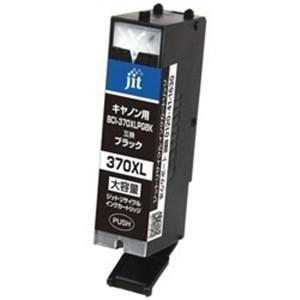 ジット JITKC370BXL キヤノン Canon：BCI-370XLPGBK（大容量）ブラック対...