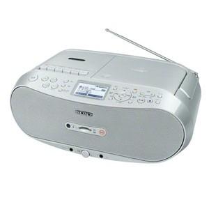 ソニー CFD-RS501-C CDラジオカセットコーダー (シルバー)