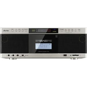 東芝 TY-AK1(N) 【ハイレゾ音源対応】 Aurexシリーズ SD／USB／CDラジオカセットレコーダー サテンゴールド