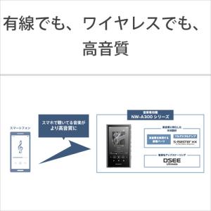 ソニー NW-A306 B ウォークマン ハイ...の詳細画像2