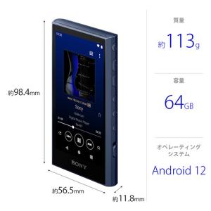 ソニー NW-A307 L ウォークマン ハイ...の詳細画像1