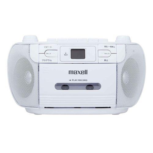 ｍaxell MXCR-100 ポータブルCDラジオカセットレコーダー ワイドFM対応