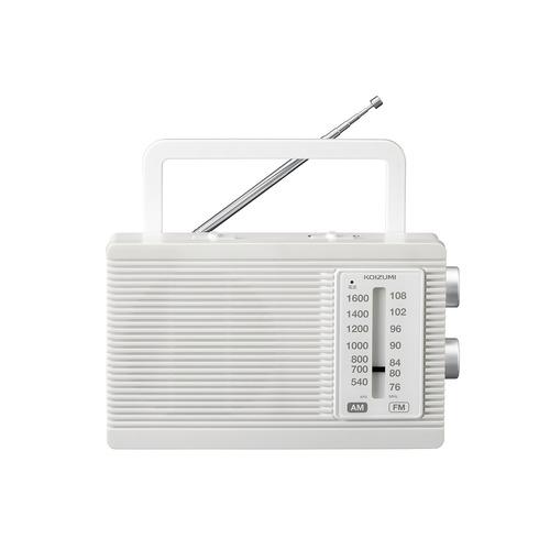 コイズミ SAD7231 ホームラジオ  ホワイト