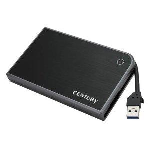 センチュリー CMB25U3BK6G MOBILE BOX USB3.0接続 SATA6G 2.5 ...