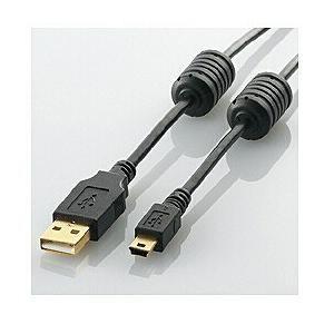 エレコム U2C-MF20BK フェライトコア付きUSB2.0ケーブル 2.0m