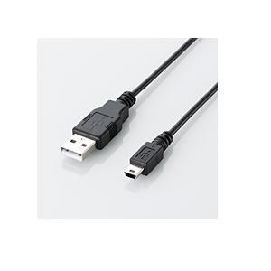 エレコム U2C-JM05BK エコUSB2.0ケーブル(mini-Bタイプ) 0.5m