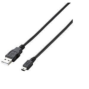エレコム U2C-JM10BK エコUSB2.0ケーブル(mini-Bタイプ) 1.0m