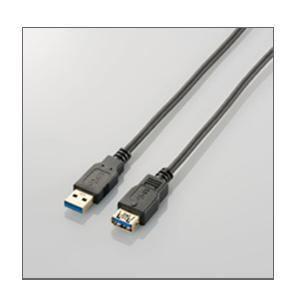 USB3.0延長ケーブル(A-A)2.0m  ブラック  USB3-E20BK