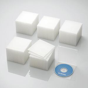 エレコム CCD-JPCS100CR Blu-ray／DVD／CDケース(スリム／PP／1枚収納／1...
