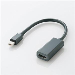 エレコム AD-MDPHDMIBK miniDisplayPort変換アダプタ forAPPLE H...