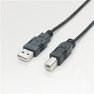 ミヨシ UYM-202BK スリムUSBケーブル　2m　黒