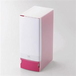 エレコム CCD-FB120PN CD/DVD/Blu-ray対応ファイルケース 120枚収納 不織...