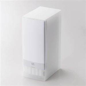 エレコム CCD-FS120CR DVD／CD用ディスクファイル 120枚収納 クリア