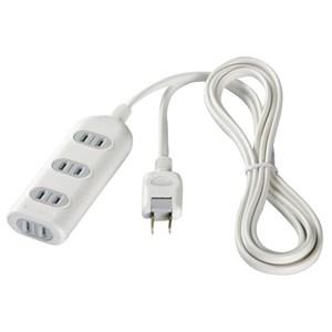 バッファロー BSTAPSH2420WH 電源タップ シャッター付(4個口・2m) ホワイト