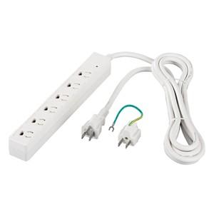 タップ バッファロー BSTAPMS3630WH 3ピン式電源タップ 6個口タイプ マグネット付 3...