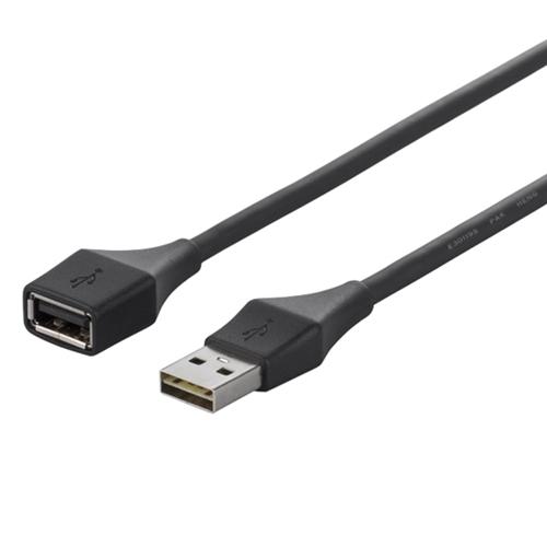 バッファロー BSUAADU230BKA どっちもUSBコネクター採用 USB2.0延長ケーブル（A...