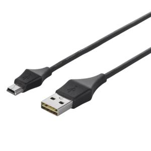 バッファロー BSUAMNDU205BKA どっちもUSBコネクター採用 USB2.0ケーブル（A to miniB） 0.5m ブラック｜ヤマダデンキ Yahoo!店