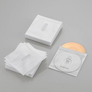エレコム CCD-NIWB120WH Blu-ray・CD・DVD対応不織布ケース タイトルカード ホワイト 60枚(両面収納)｜yamada-denki